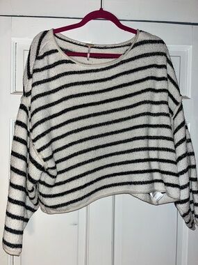 Free People striped sweater XS